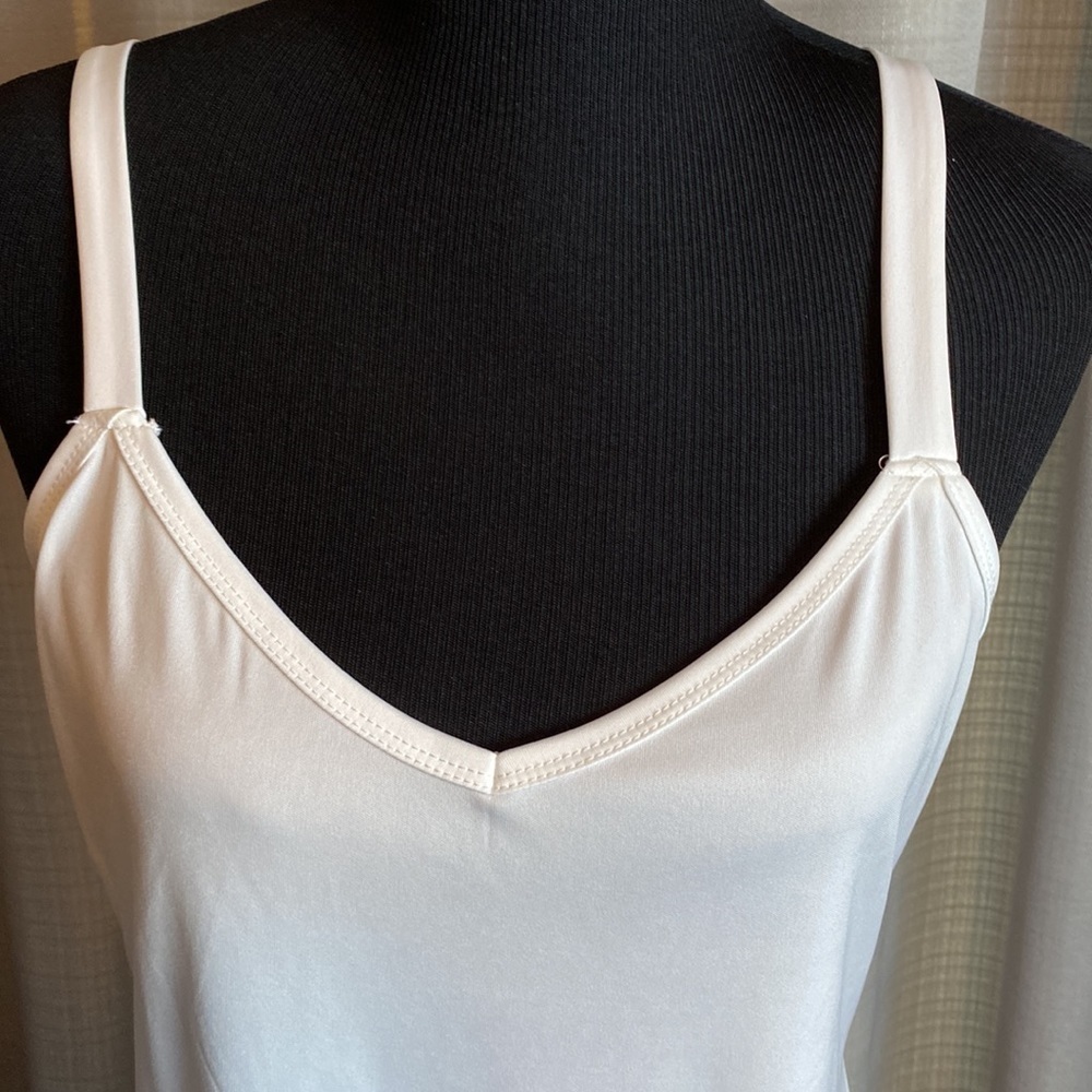 AB Studio Women’s 2 pc Tank & Blouse White sz L NWT - Picture 7 of 12